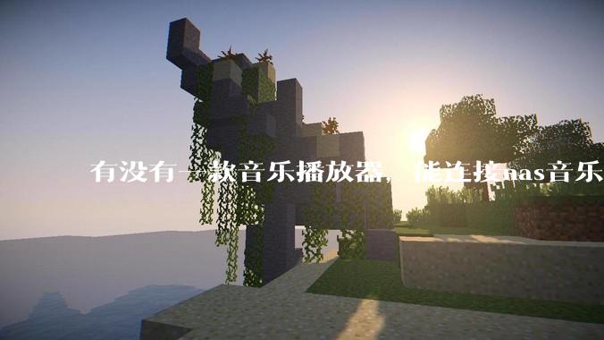有没有一款音乐播放器，能连接nas音乐，创建音乐库，自动匹配歌词封面等等？类似infuse的概念呢？